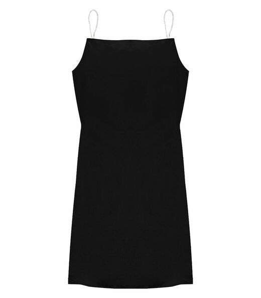 Vestido Juvenil Em Viscopoly Minty Preto