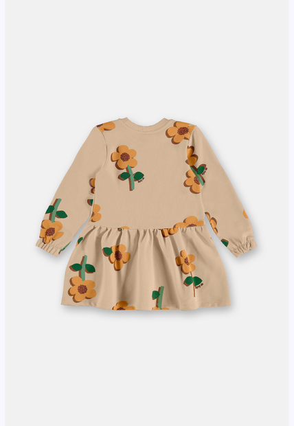 Vestido Floral Moletom Up Baby