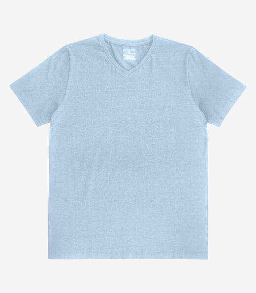 Camiseta Plus Size Masculina Diametro Azul