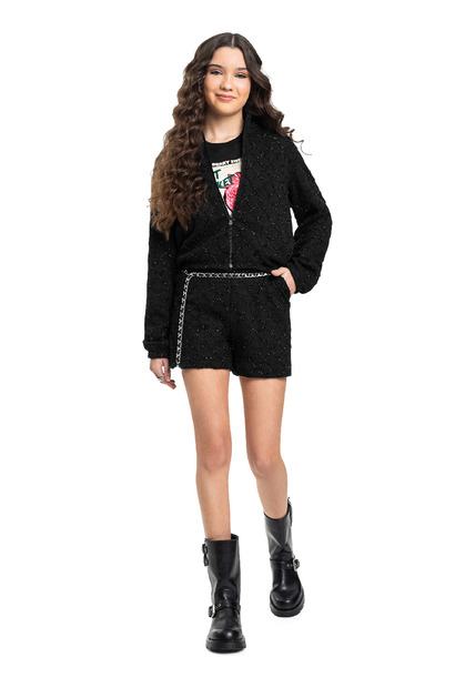 Image_Jaqueta Bomber Juvenil Poliéster Gloss