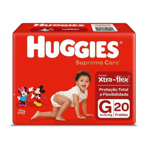 Image_Kit 4 Fraldas Huggies Supreme Care G 20 Unidades cada