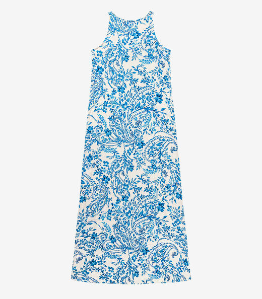 Vestido Viscose Khyara Longo Feminino Endless Bege