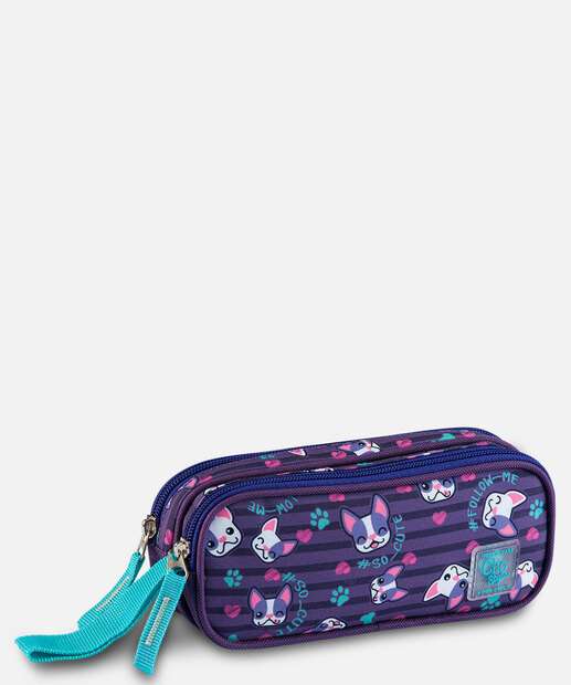 Estojo Infantil Duplo Estampado Clio 