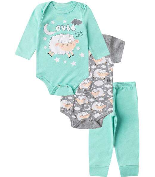 Image_Kit Body Infantil Longo 3 Peças Select Verde