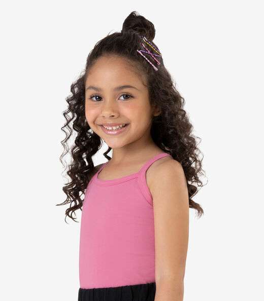 Regata De Alça Infantil Feminina Rovi Kids Rosa