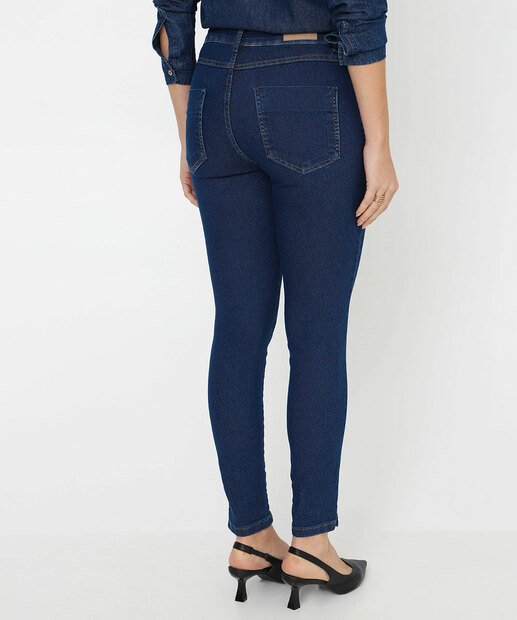 Calça Feminina Jeans Cigarrete Sawary Azul