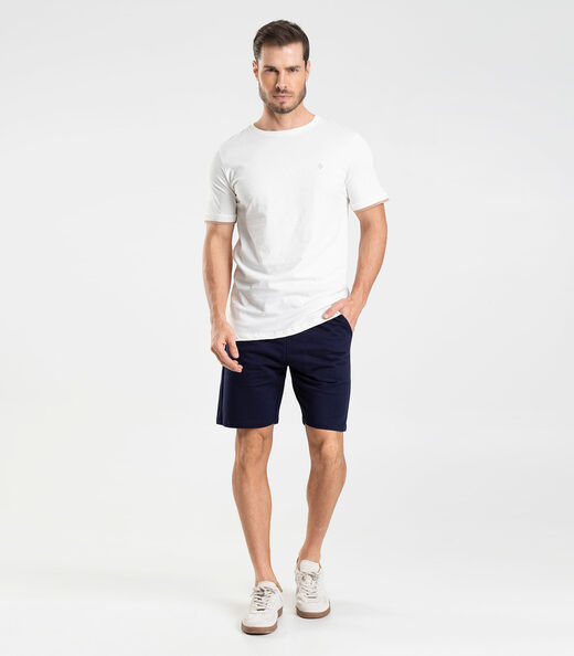 Bermuda de Moletom Masculina Diametro Azul