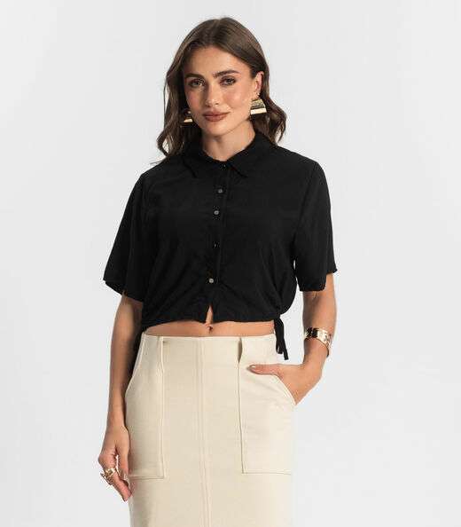 Image_Camisa Feminina Gola Dupla Endless Preto