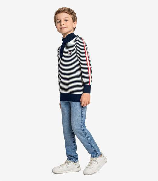 Calça Jeans Infantil Masculina Trick Nick Azul