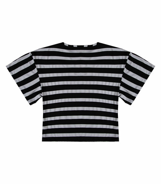 Blusa Feminina Listrada Infinita Cor Preto