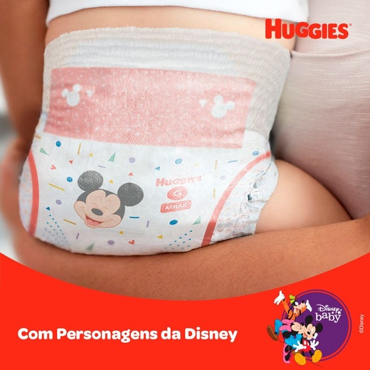 Kit 2 Fraldas Huggies Roupinha Supreme Care Mega M 36 Unidades cada