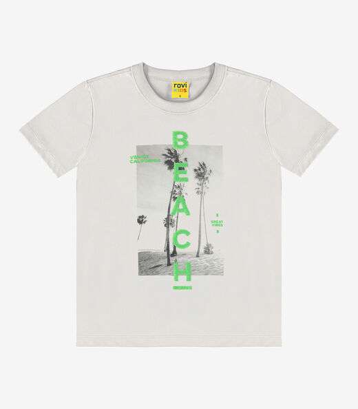Camiseta Infantil Masculina Rovi Kids Branco