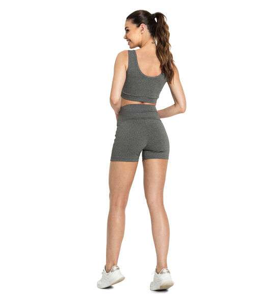 Bermuda Feminina FTK Fitness Cinza