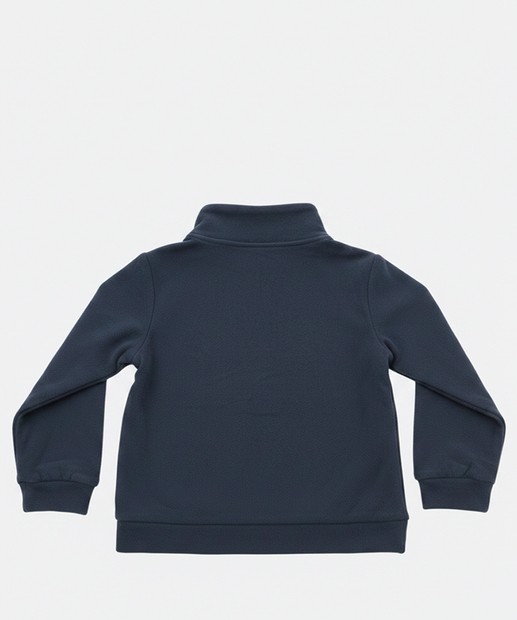 Conjunto Infantil Fleece Tigre MR Tam 1 a 3 Azul