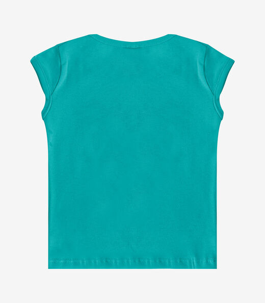 Blusa Infantil Menina Infinita Cor Verde