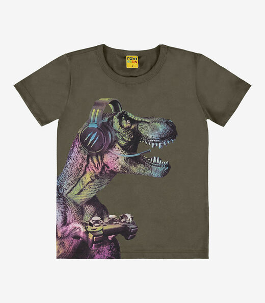 Camiseta Infantil Masculina Rovi Kids Verde
