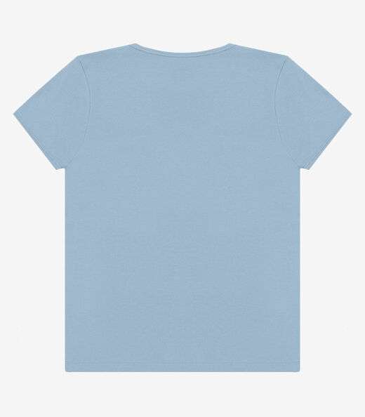 Blusa T-Shirt Feminina Estampada Select Azul