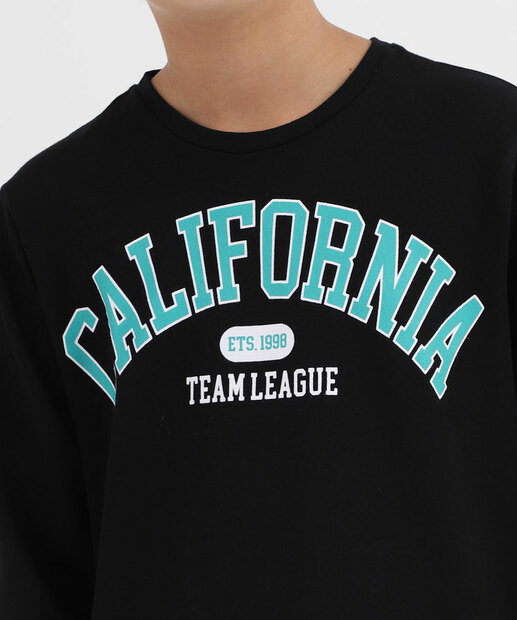 Blusão Juvenil Moletom Estampada MR Tam 10 a 16 Azul