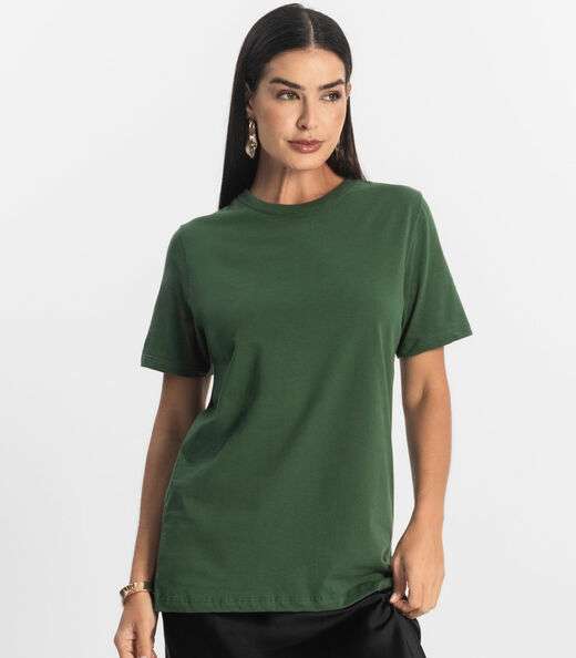 Camiseta Básica Unissex Rovitex Verde