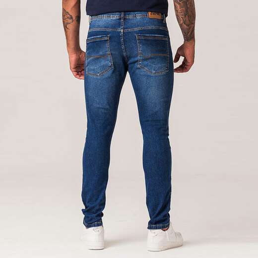 Calça Jeans Skinny Puídos Masculina Zune