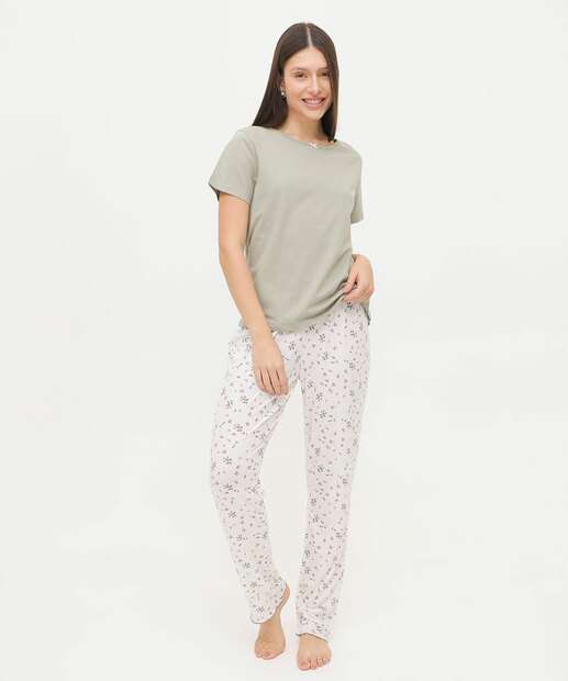 Image_Pijama Feminino Estampa Floral Manga Curta Marisa