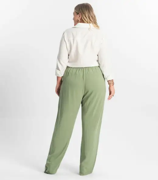 Calça Feminina Reta Secret Glam Verde