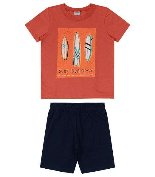 Conjunto Infantil Rovitex Kids Laranja