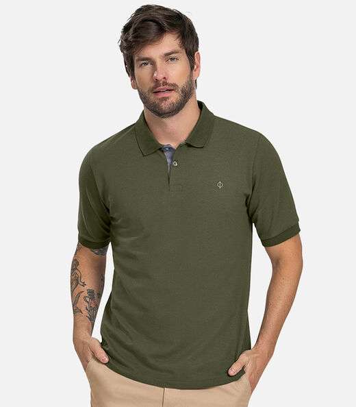 Image_Polo Masculina Básica Diametro Verde