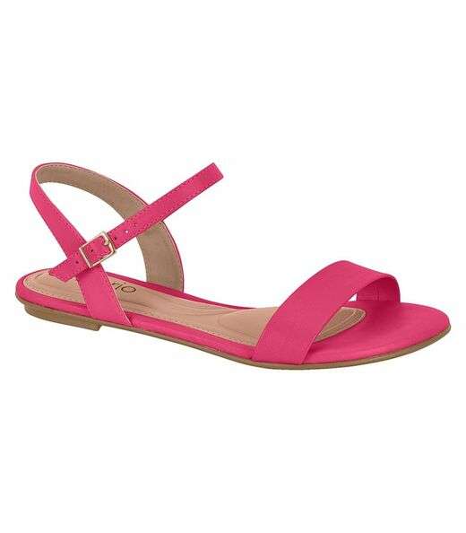 Sandália Rasteirinha Básica Beira Rio Rosa