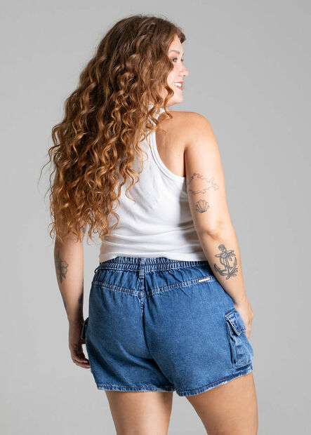 Shorts Jeans Sawary Plus Size - 278138
