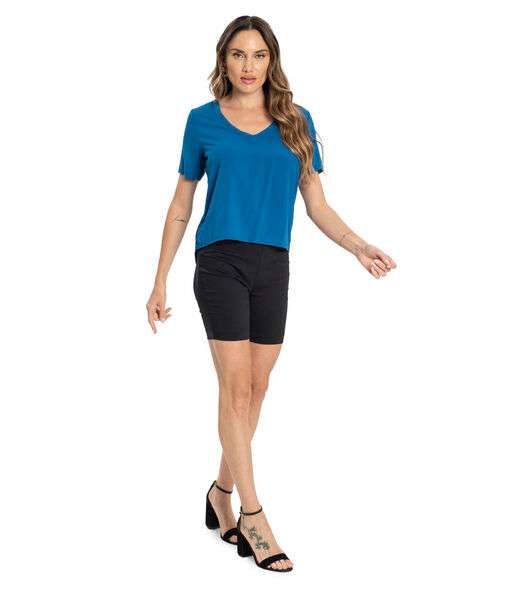 Blusa Feminina Viscose Endless Azul
