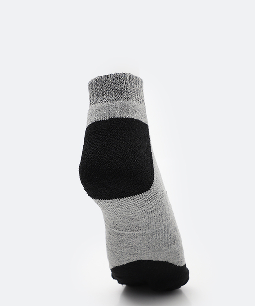 Kit 3 Pares Meias Masculina Cano Curto MR Cinza