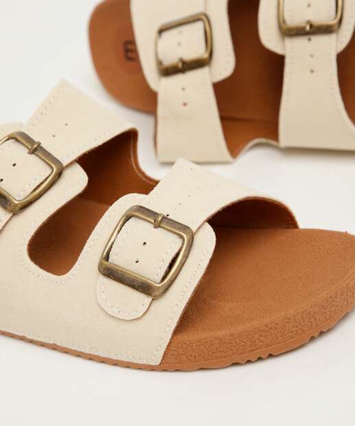 Rasteirinha Feminina Birken Fivelas Marisa
