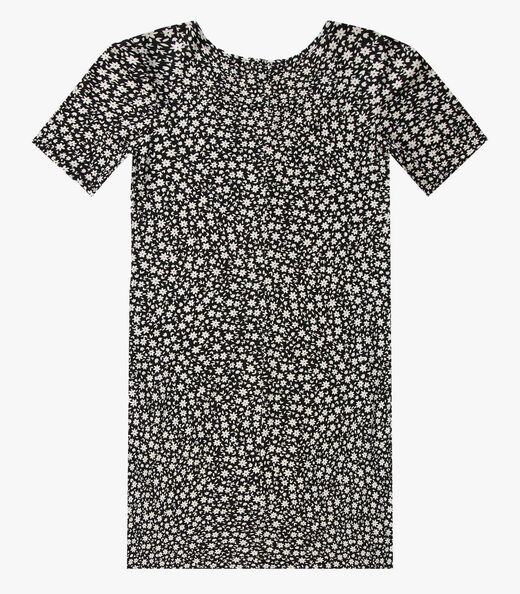 Vestido Feminino Estampado Select Preto