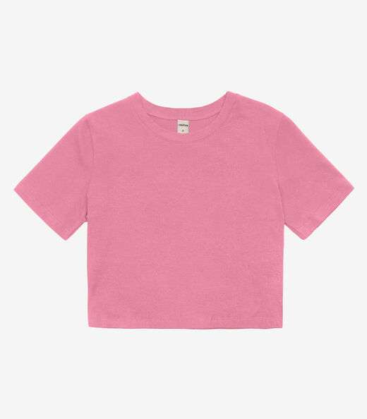 Blusa Básica Feminina Cotton Leve Rovitex Rosa