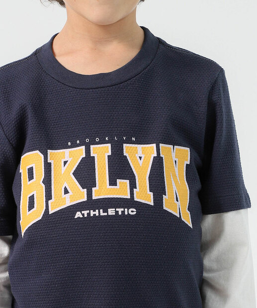 Camiseta Infantil Sobreposição Marisa Tam 4 a 10 Azul