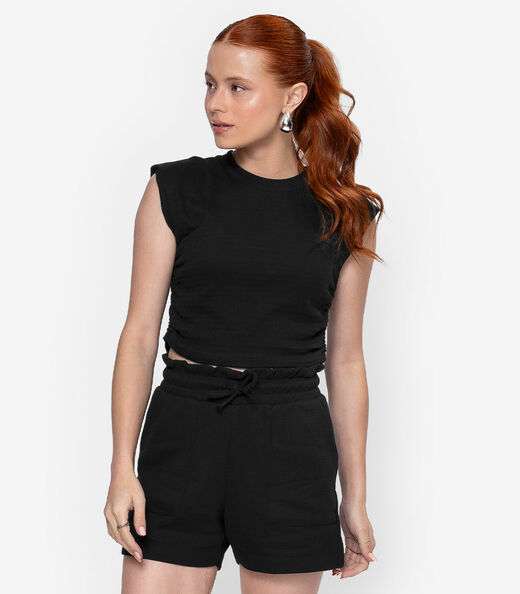 Shorts Clochard Feminino Minty Preto