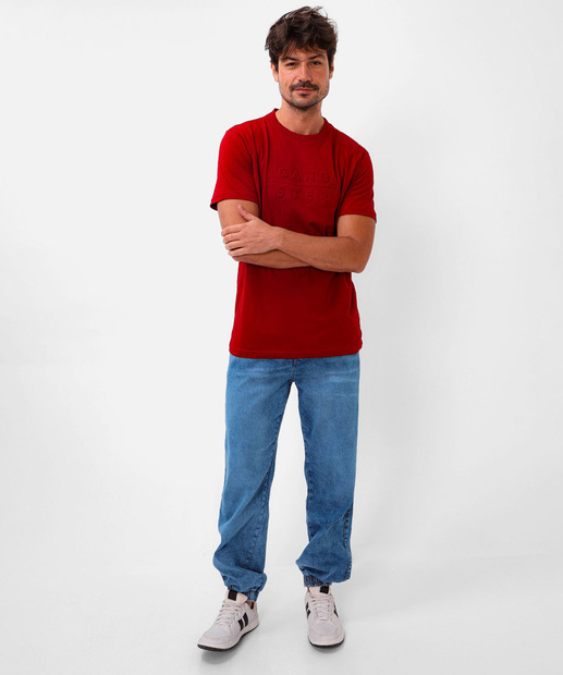 Image_Calça Masculina Jeans Jogger Bolsos Azul