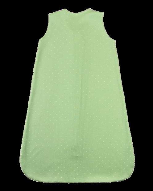 Casulo de Bebê Suedine Estampado Bolinhas - Verde