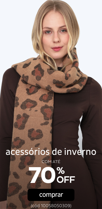 Acessórios de Inverno por até 70% OFF