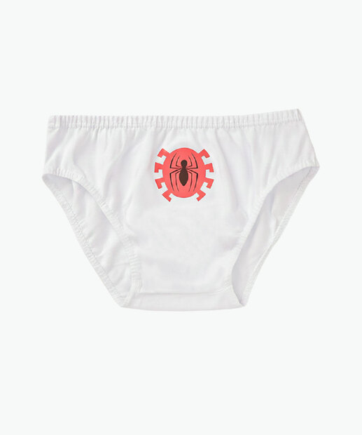 Kit 3 Cuecas Infantil Estampa Homem Aranha Marvel Tam 2 a 12