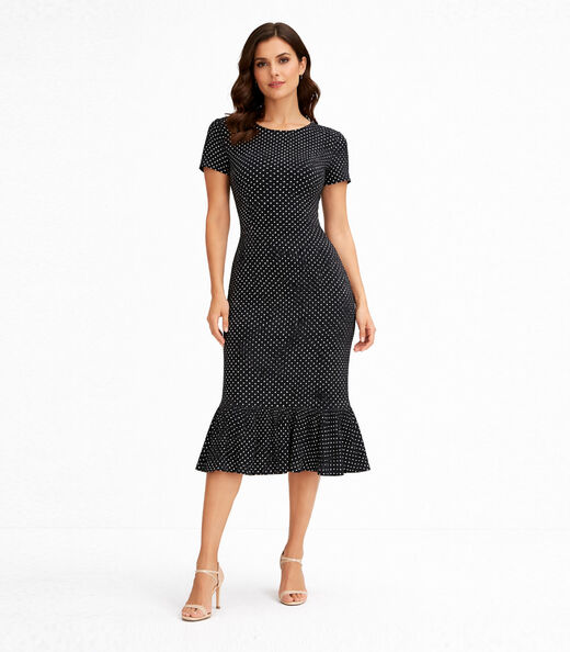 Image_Vestido Feminino Midi Slim Em Suplex Select Preto