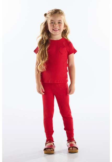 Calça Infantil em Ribana Canelada Up Baby