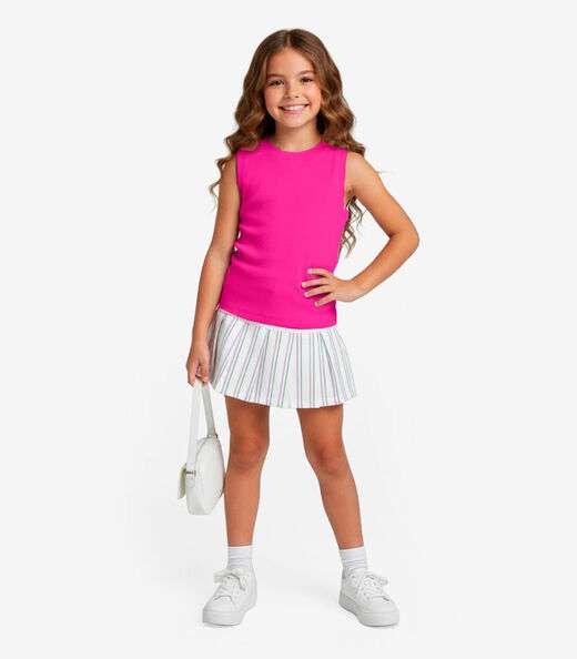 Image_Regata Básica Infantil Lisa Soletex Rosa