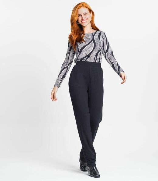 Image_Calça Feminina Em Molecotton Rovitex Preto