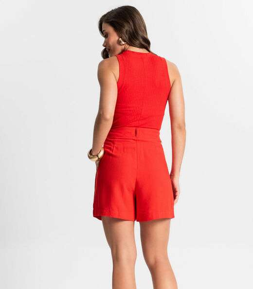 Bermuda Feminina Endless Laranja