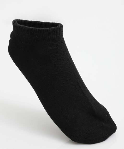 Kit 2 Pares Meias Masculina Invisíveis Marisa Branco