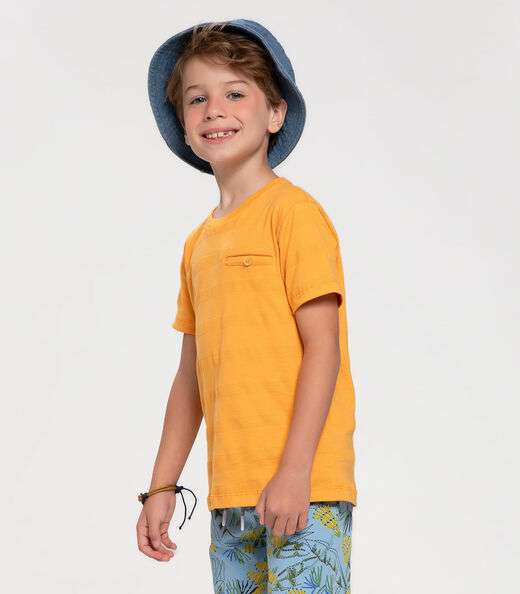 Image_Camiseta Infantil Masculina Trick Nick Amarelo