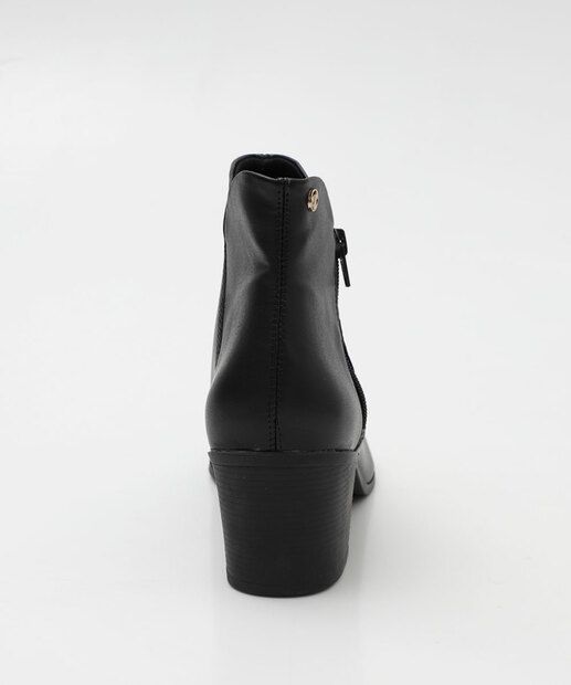 Bota Feminina Cano Curto Country Via Uno Preto