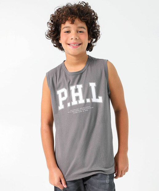 Image_Regata Juvenil Estampada Marisa Tam 10 a 16 Cinza